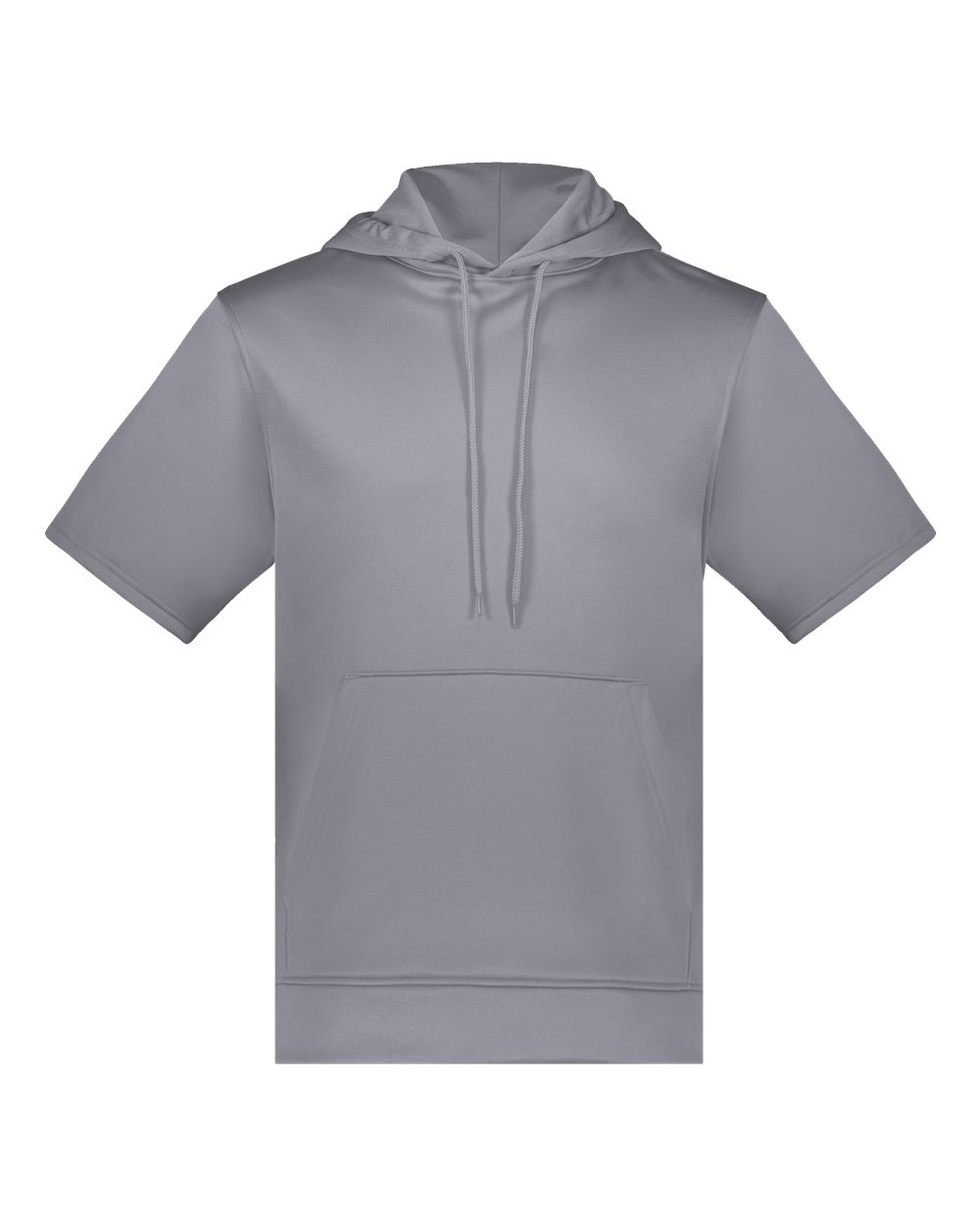Unisex Fleece Short Sleeve Hooded Pullover - 6871