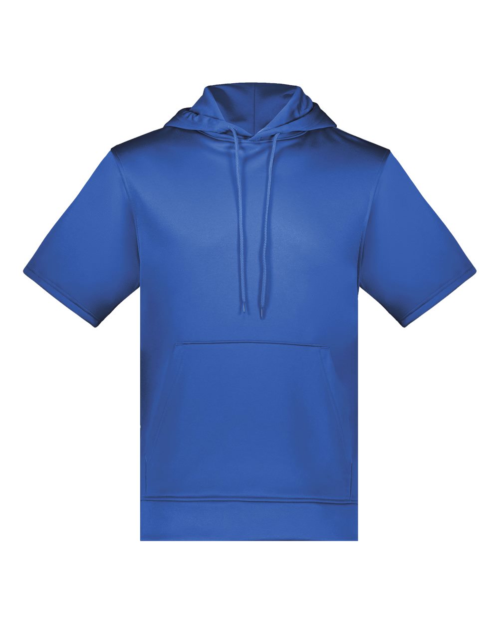 Unisex Fleece Short Sleeve Hooded Pullover - 6871