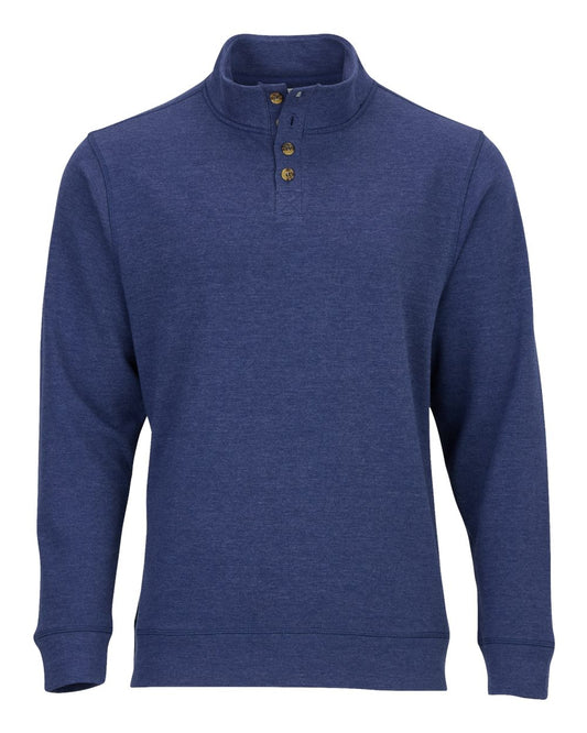 Men's French Terry Button Pullover - BM5209