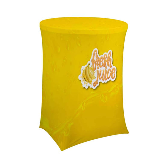 Bar-Height UltraFit Round Table Throw (Full-Color Full Bleed)