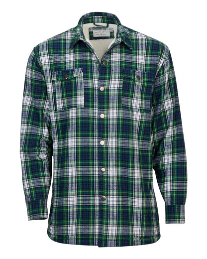 Men's Flannel Sherpa Workshirt Jacket - BM7601