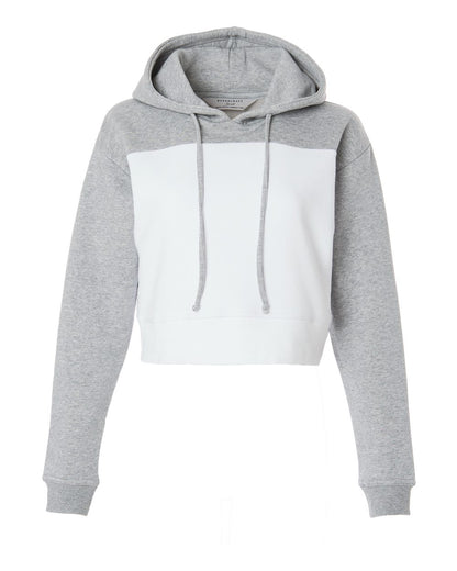 Women's Cropped Fleece Hooded Sweatshirt - BW5404