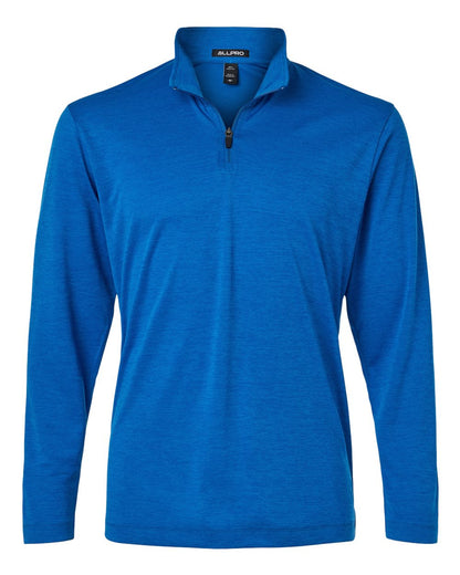 Men's Pro-Lock Performance Mélange Quarter-Zip Pullover - 4HM700