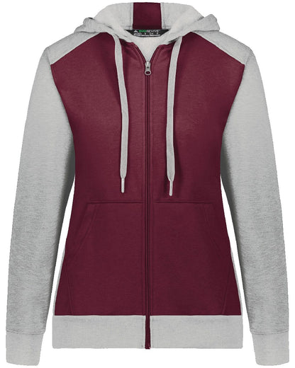 Women's Eco Revive™ Three-Season Triblend Fleece Full-Zip Hooded Sweatshirt - 6901