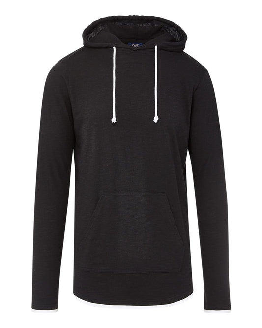 Unisex Miles Slub Hooded Long Sleeve T-Shirt - 24401