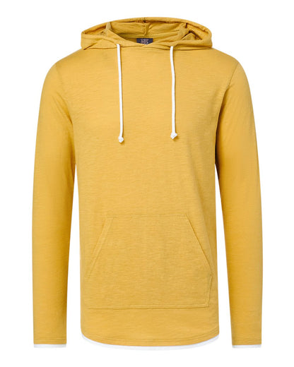 Unisex Miles Slub Hooded Long Sleeve T-Shirt - 24401