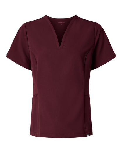 Women's Calix Fit & Flare Scrub V-Neck Top - W10003