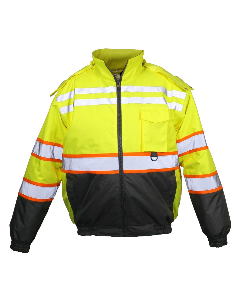 Unisex Economy Contrast Class 3 Bomber Jacket - JS156