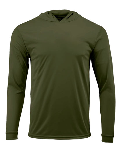 Unisex Bahama Performance Hooded Long Sleeve T-Shirt - 220