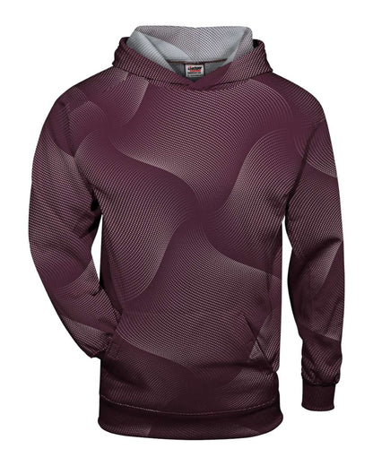 Youth Warp Hooded Long Sleeve T-Shirt - 2413