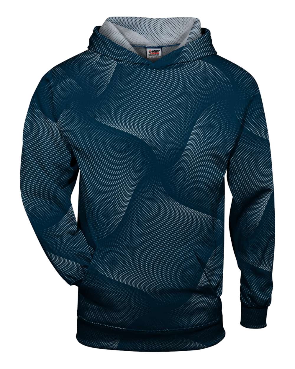 Youth Warp Hooded Long Sleeve T-Shirt - 2413