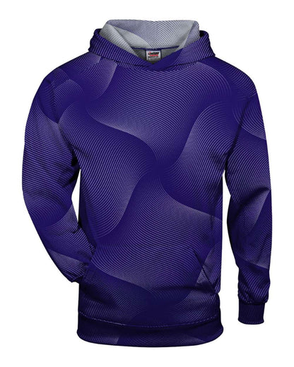 Youth Warp Hooded Long Sleeve T-Shirt - 2413