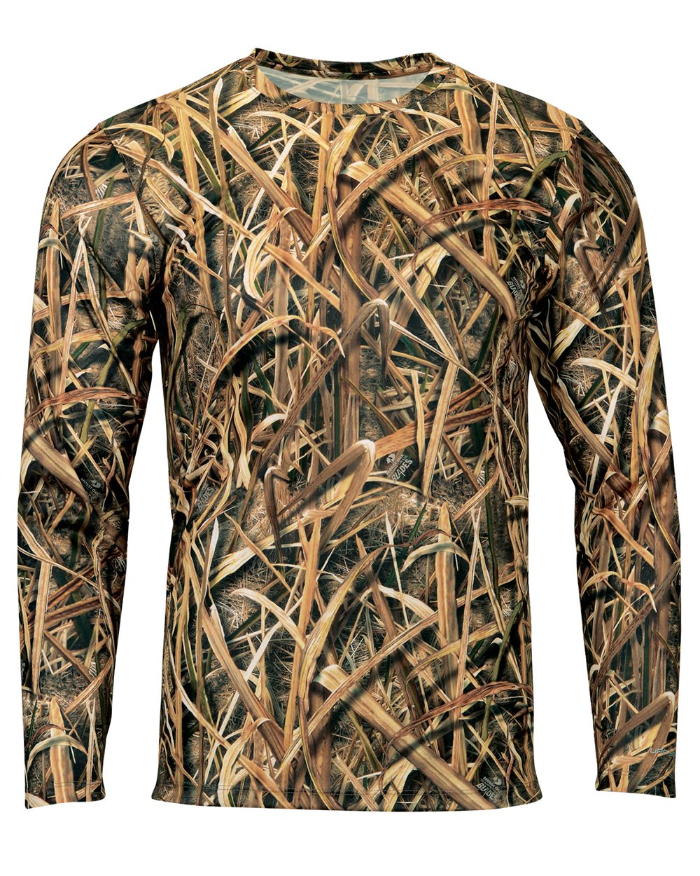 Men's Oxford Performance Camo Print Long Sleeve T-Shirt - 237