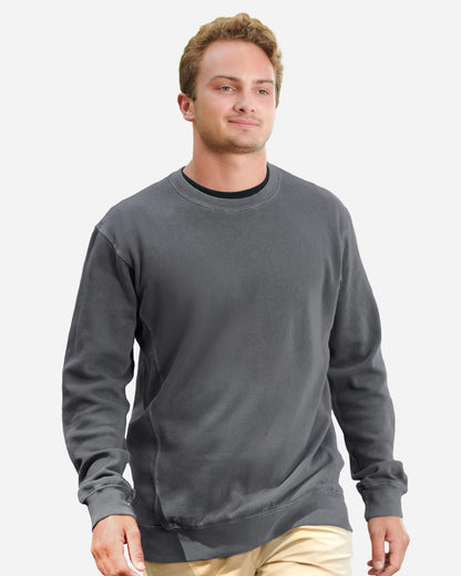 Unisex Pigment-Dyed Fleece Crewneck Sweatshirt - 8731