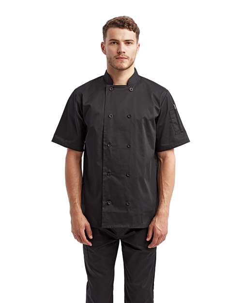 Unisex Short Sleeve Recycled Chef Coat - RP656
