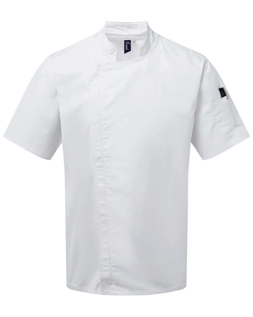 Unisex Zip-Close Short Sleeve Chef's Coat - RP906