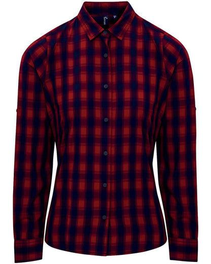 Women's Mulligan Check Cotton Dress Shirt - RP350