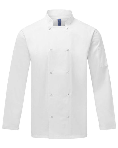 Unisex Ten Studded Front Chef Coat - RP665