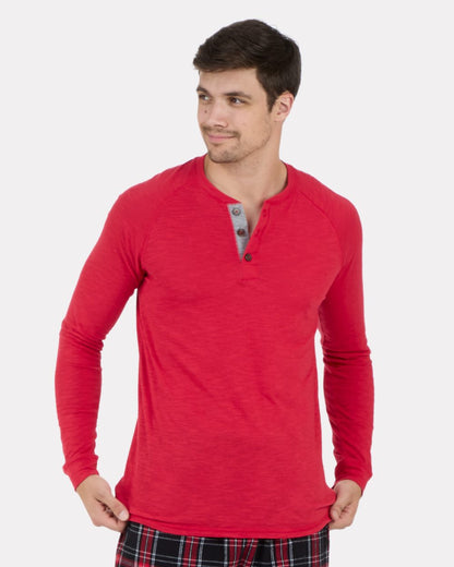 Unisex Henley Long Sleeve T-Shirt - BM3101
