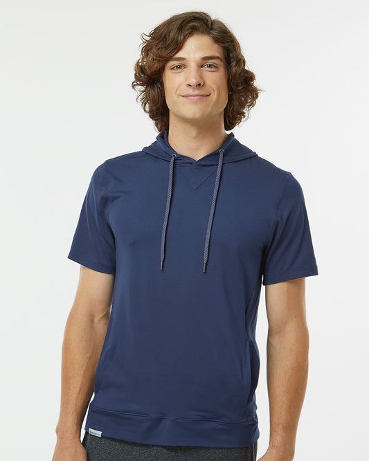 Men's Eco Revive™ Ventura Soft Knit Short Sleeve Hooded Sweatshirt - 222505
