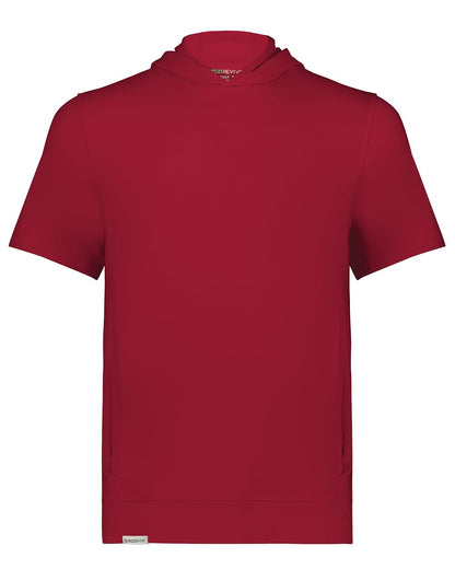 Youth Eco Revive™ Ventura Soft Knit Short Sleeve Hooded Sweatshirt - 222605