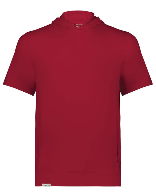 Youth Eco Revive™ Ventura Soft Knit Short Sleeve Hooded Sweatshirt - 222605