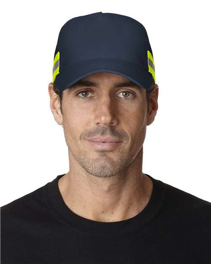 Trucker Reflector High-Visibility Constructed Cap - TR102