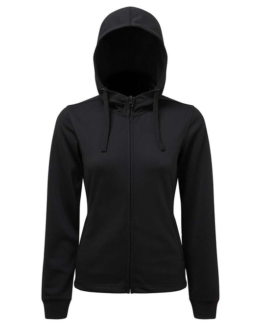 Women's Spun Dyed Full-Zip Hooded Sweatshirt - TD498
