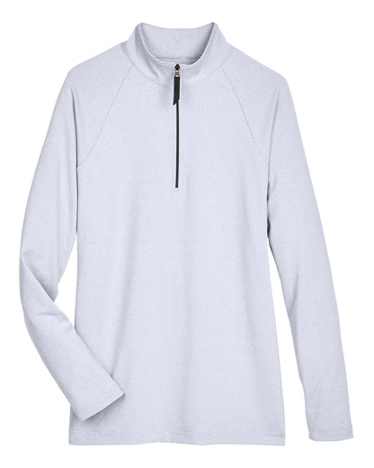 Women's CrownLux Performance® Clubhouse Micro-Stripe Quarter-Zip Pullover - DG480W
