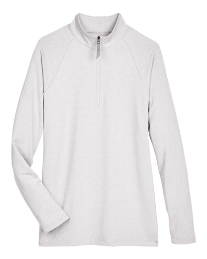 Women's CrownLux Performance® Clubhouse Micro-Stripe Quarter-Zip Pullover - DG480W