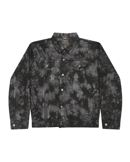 Unisex Tie-Dyed Denim Jacket - 9050