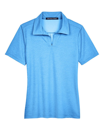 Women's CrownLux Performance® Address Melange Polo - DG22W