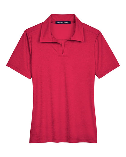 Women's CrownLux Performance® Address Melange Polo - DG22W