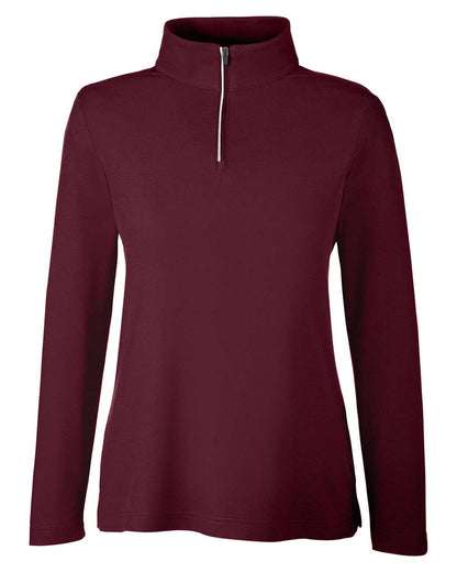 Women's Fusion ChromaSoft™ Pique Quarter-Zip Pullover - CE405W