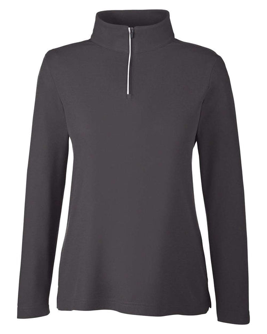 Women's Fusion ChromaSoft™ Pique Quarter-Zip Pullover - CE405W
