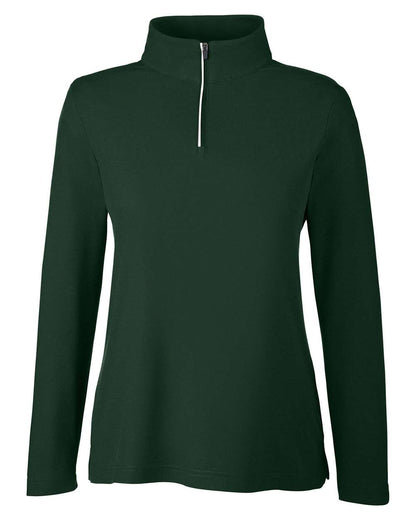 Women's Fusion ChromaSoft™ Pique Quarter-Zip Pullover - CE405W