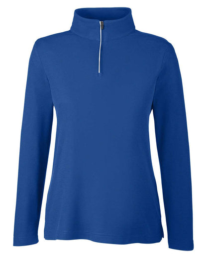 Women's Fusion ChromaSoft™ Pique Quarter-Zip Pullover - CE405W