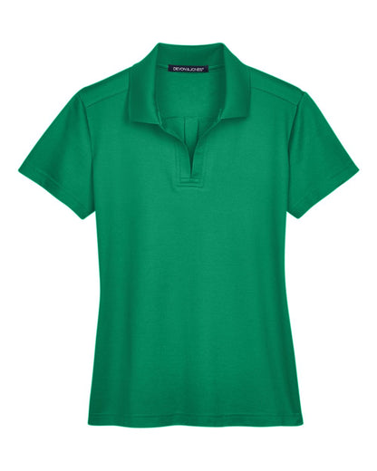 Women's CrownLux Performance® Plaited Polo - DG20W