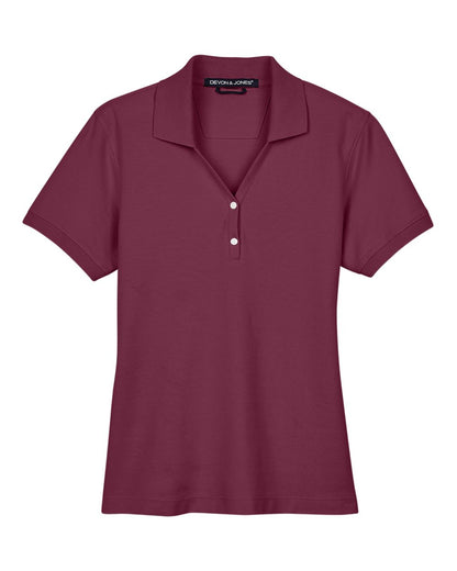 Women's Pima Piqué Polo - D100W