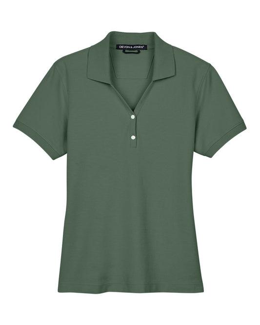 Women's Pima Piqué Polo - D100W