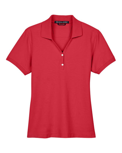Women's Pima Piqué Polo - D100W