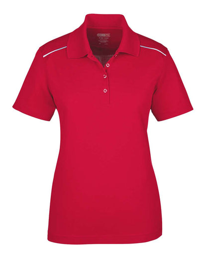 Women's Radiant Performance Piqué Polo with Reflective Piping - 78181R