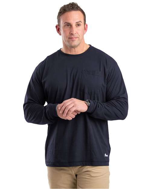 Men's Performance Long Sleeve Pocket T-Shirt - BSM39