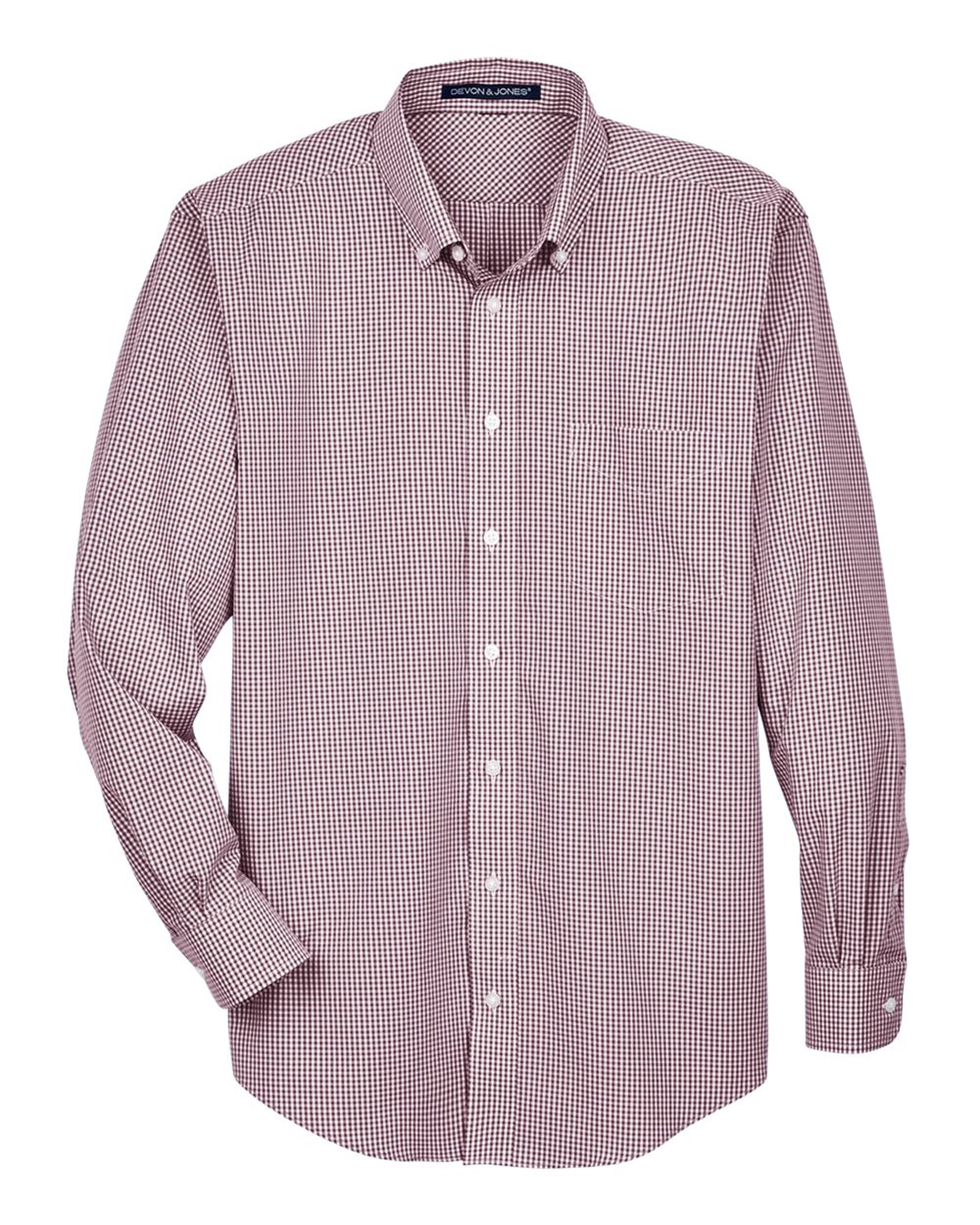 Men's Crown Collection® Gingham Check Woven Dress Shirt - D640