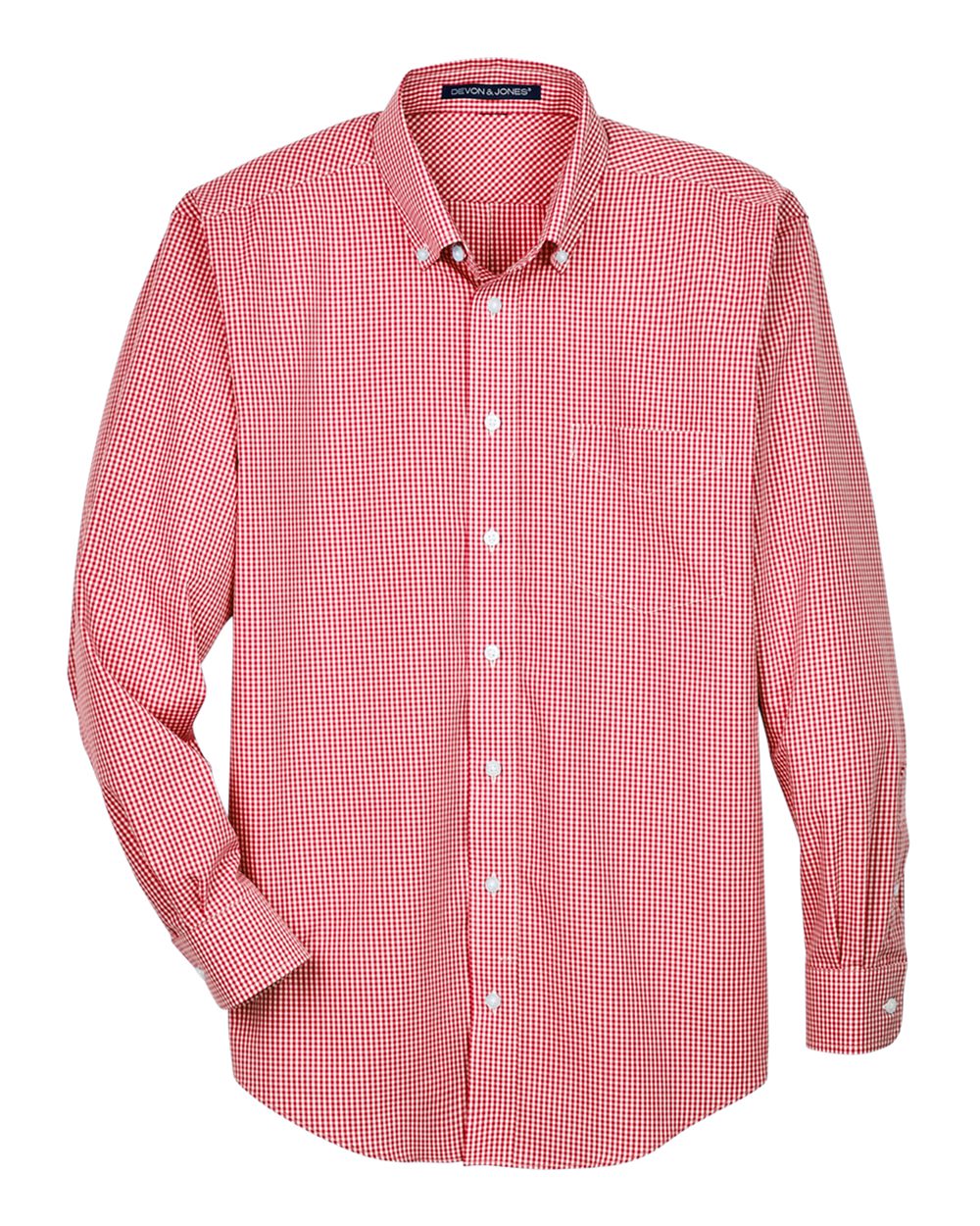 Men's Crown Collection® Gingham Check Woven Dress Shirt - D640