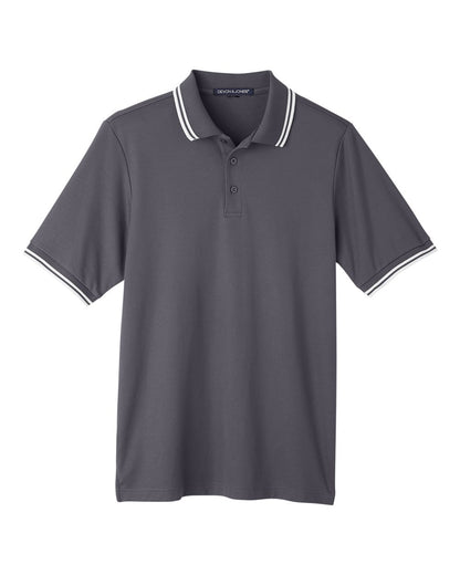 Men's CrownLux Performance® Plaited Tipped Polo - DG20C