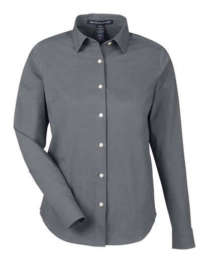 Women's CrownLux Performance® Spencer Poplin Dress Shirt - DG505W
