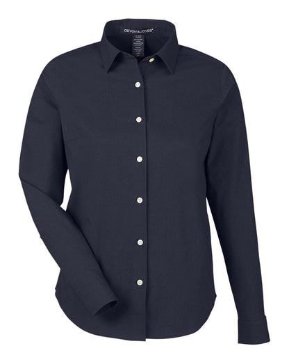 Women's CrownLux Performance® Spencer Poplin Dress Shirt - DG505W
