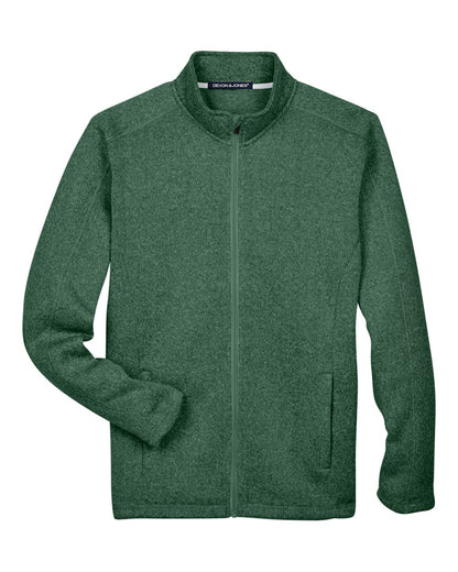 Men's Bristol Full-Zip Sweater Fleece Jacket - DG793