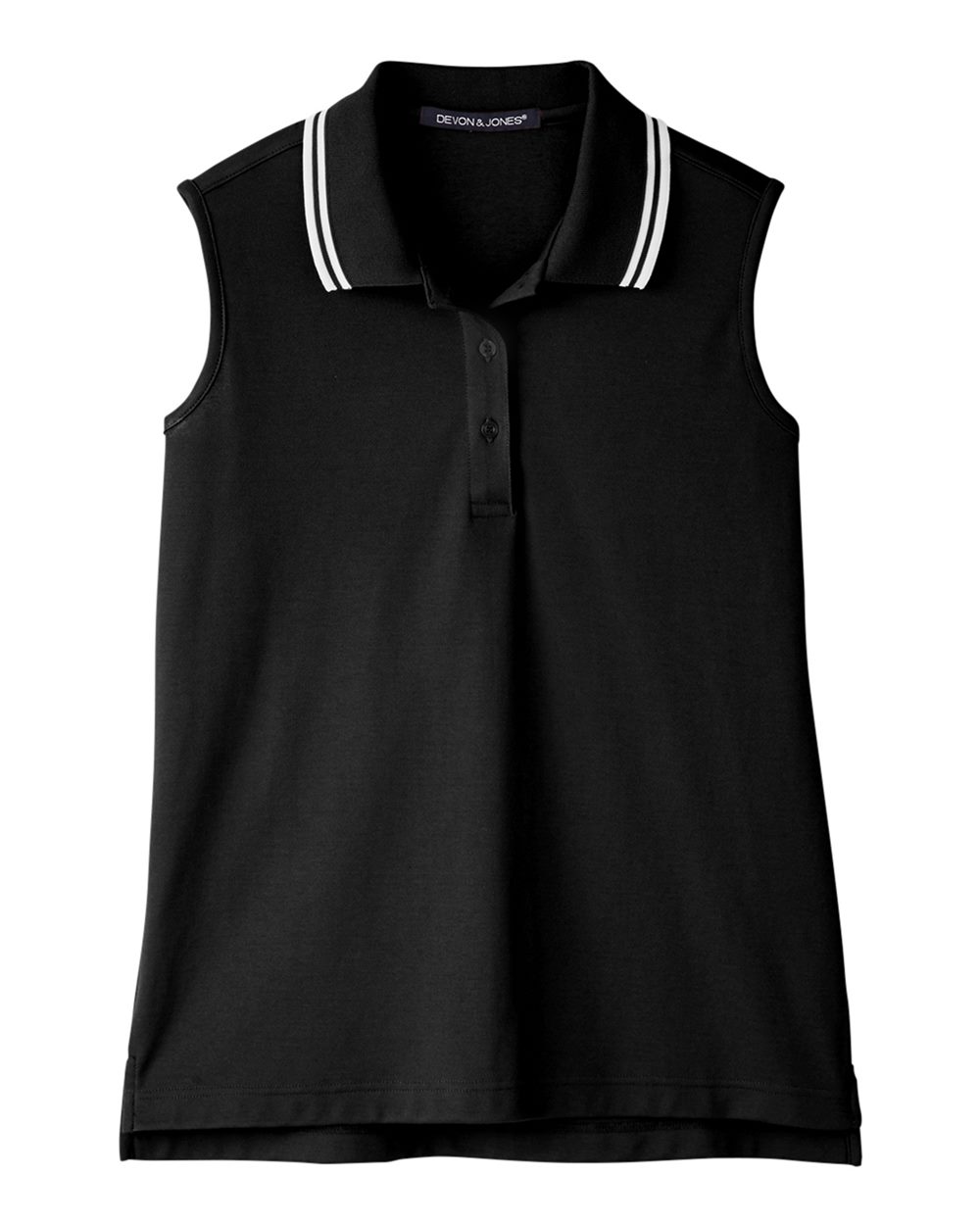 Women's CrownLux Performance® Plaited Tipped Sleeveless Polo - DG20SW